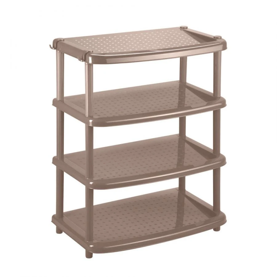 Shoe Rack "PAOLA" 4 Shelves 490x310x780 mm (Brown)
