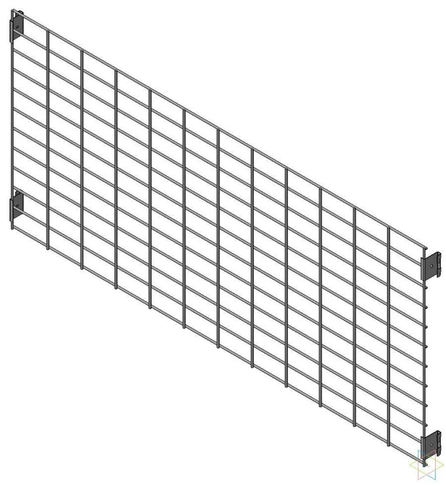 Mesh Wall Panel for Shelving Unit