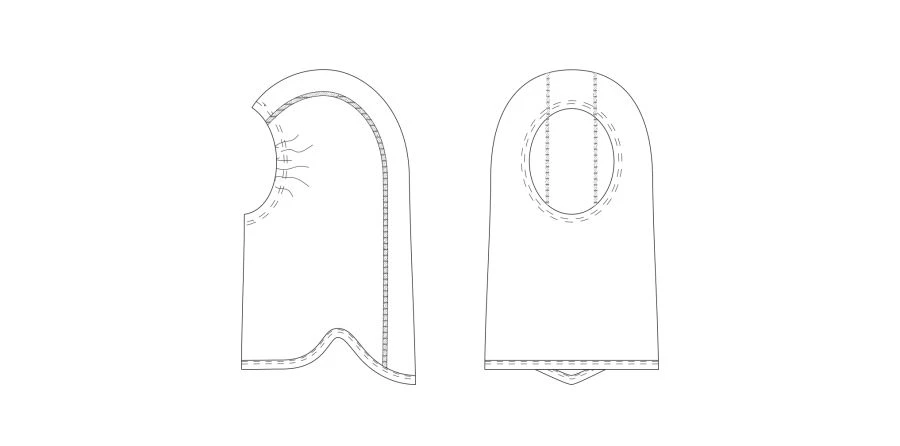 Fire-Resistant Helmet Liner "S-Armor" Type 6