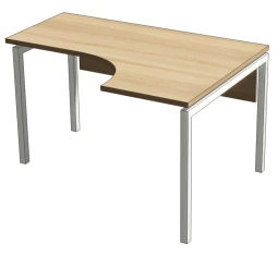 MAGNA Corner Desk with P-shaped Leg, Art. MSU 01