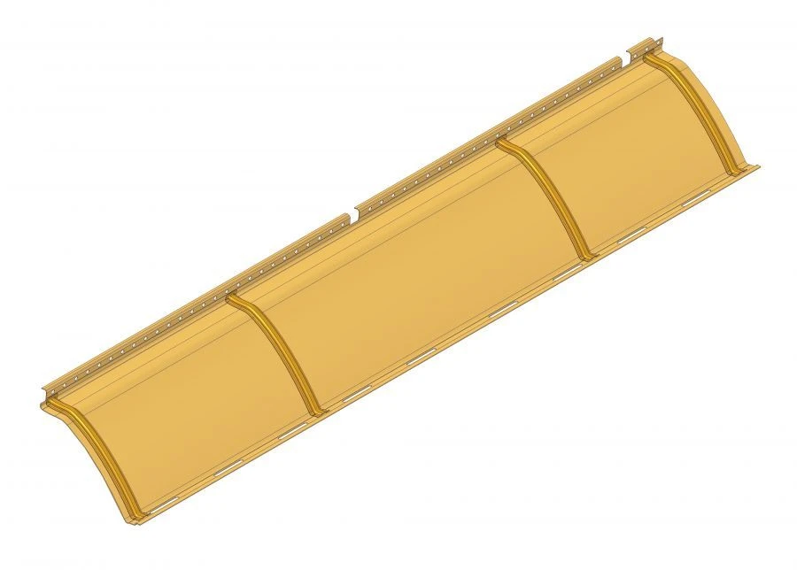 Rear Left Ceiling Panel for LiAZ Bus 529222 - 529222-5702217