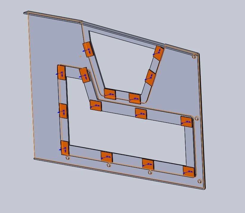 Lower Left Side Panel with Hatch 71-411.12.10.540
