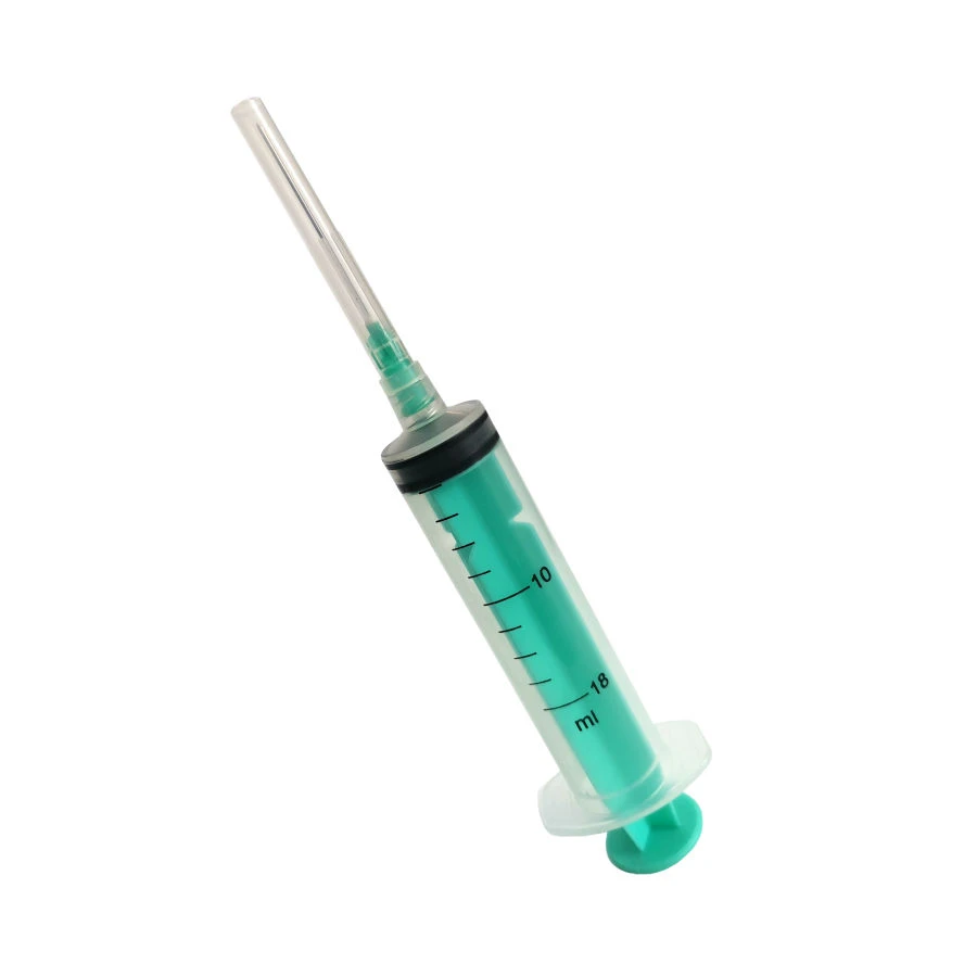 Sterile Single-Use Injection Syringes 3-Part with Needles 18 ml Luer-Lock