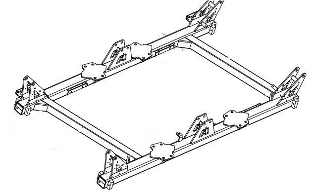 Middle Section of Cross Frame for DMC 6000 (02/K5)