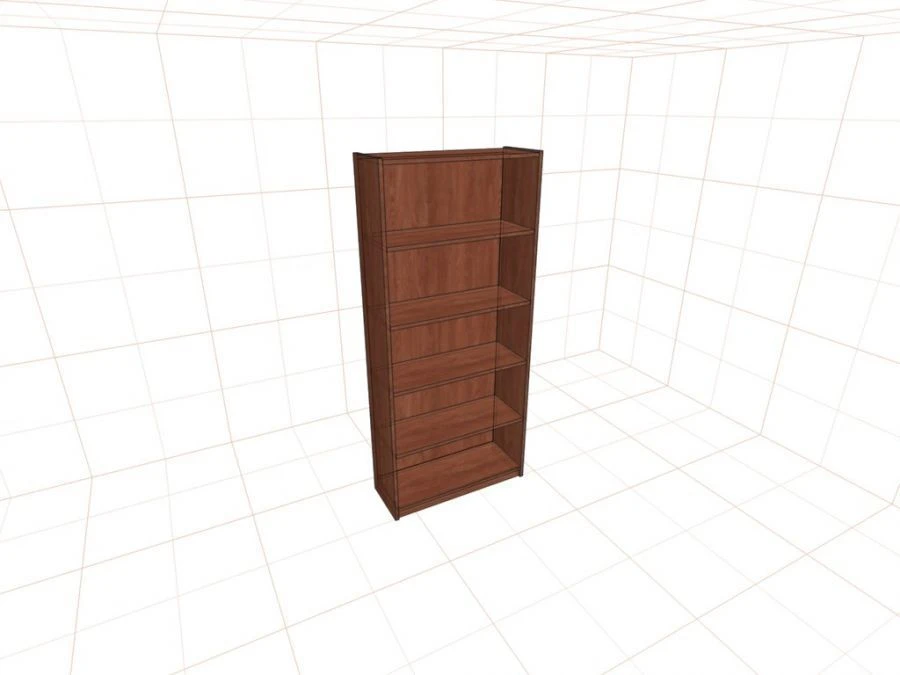 Wooden Office Shelves FN.MDU.01.75.00.00.00