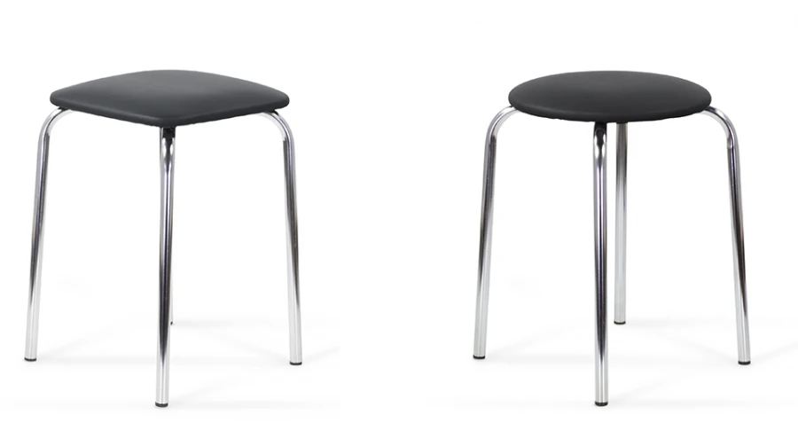 Round and Square Stool for Work and Short Rest