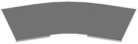 Horizontal 30 Degree Radius Corner Cover for Self-Supporting Cable Trays KLI 000 U30
