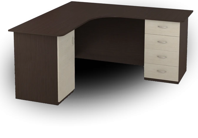 Corner Writing Desk SPU-7 for Document Management