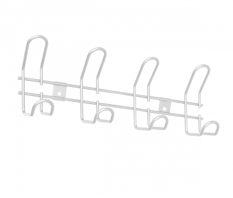 Steel Coat Rack with 4 Hooks - Sheffilton SHT-WH16-4