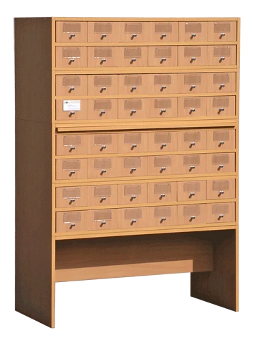 Wooden Catalog Storage Cabinet