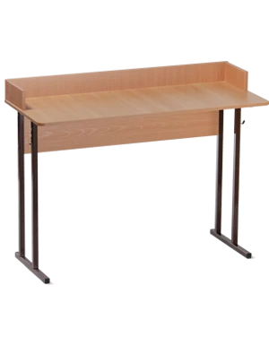 Standard Double Student Desk with Border, Type 1