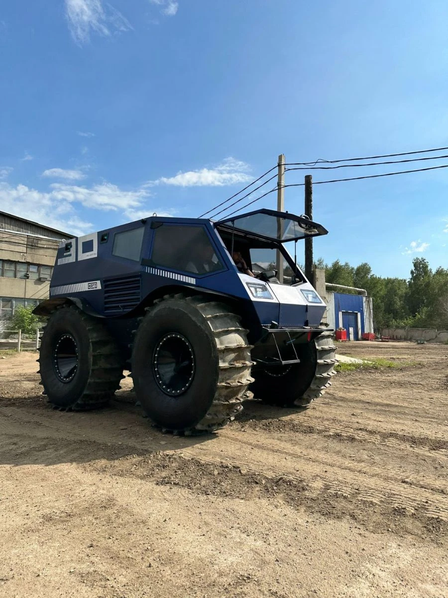 All-Terrain Vehicle AG 30 for Transporting People and Cargo