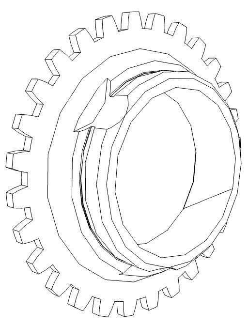 Industrial Gear Component for Chetra Wheel Machines 2701-12-23