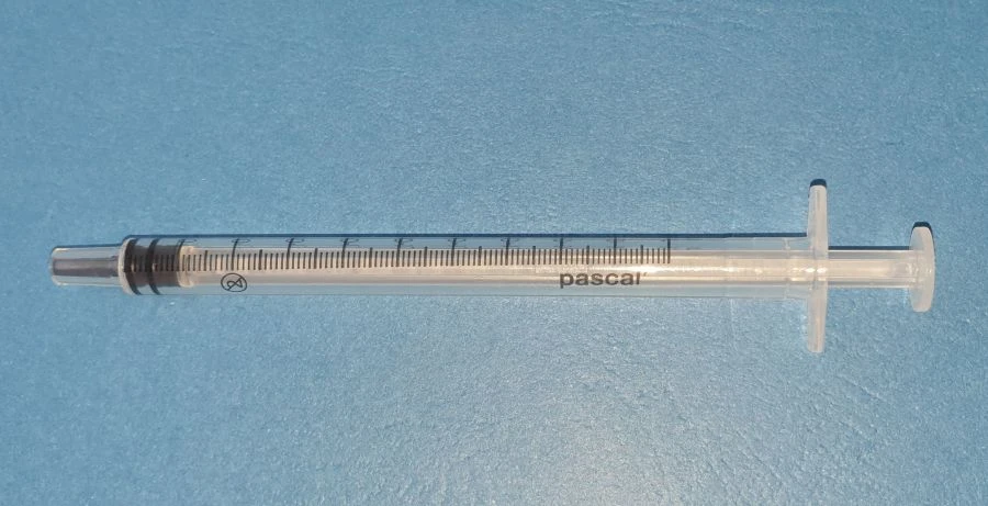 Sterile Single-Use Three-Component Luer Injection Syringe 1ml