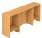 Table Barrier Shelf for Public Spaces, Model PLB3.12