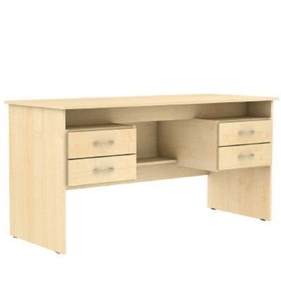 Two-Drawer Writing Desk with Suspended Cabinet, ST-Two-Drawer
