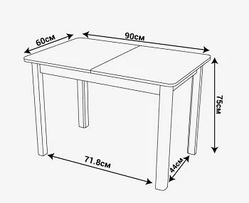 Kitchen Extendable Dining Table Jazz PR-M OS/OS 04 VN