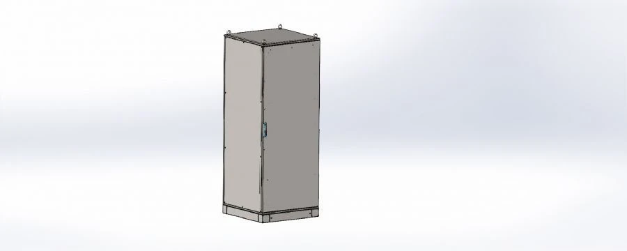 Universal Metal Cabinet for Telecommunications Equipment 2000x400x600