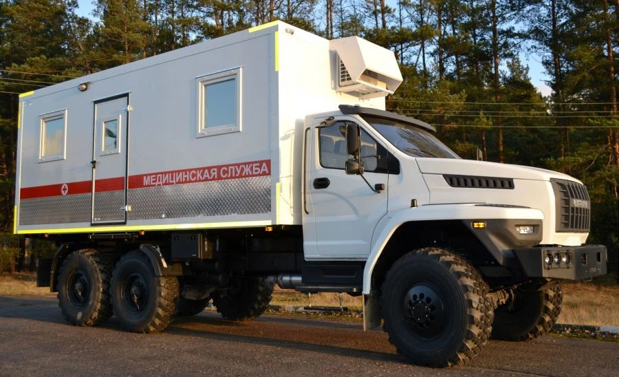 Medical Complex on 6YN31 Chassis, Modification 6Y121Z based on Ural 4320