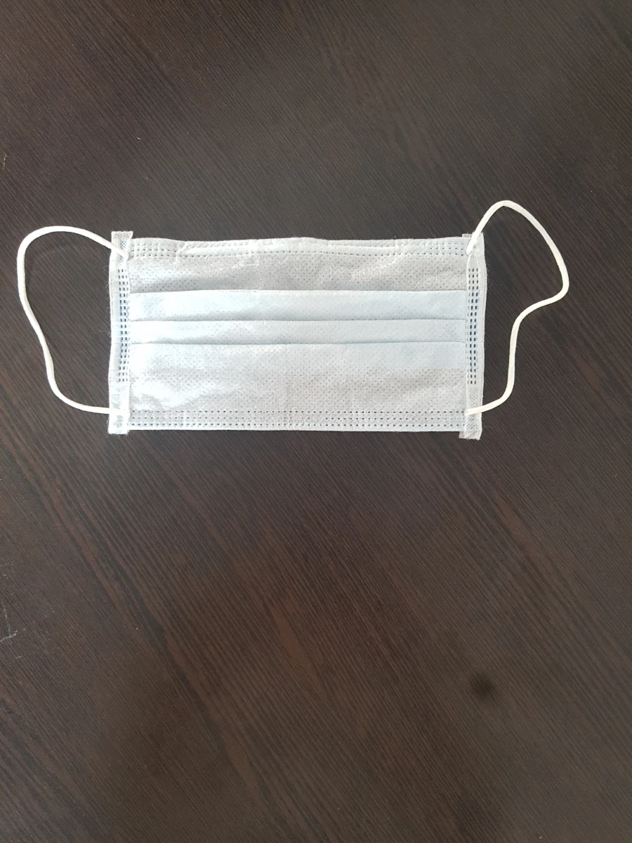 Three-Layer Medical Mask with Flexible Nose Clip