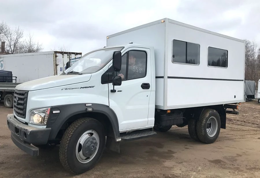 Diesel Truck with 37123 Engine, Modification 37123E on GAZ Chassis C4, Modification C41R92