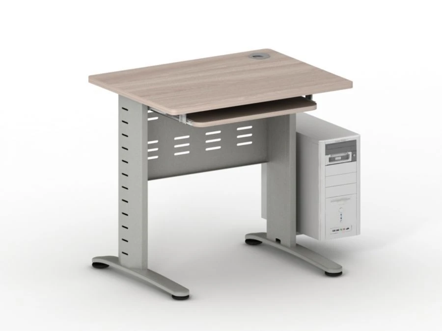 Computer Desk Type 1 - Laminated Chipboard, Keyboard Shelf