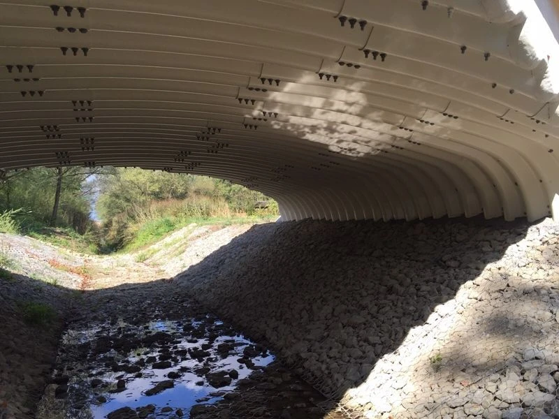 Corrugated Metal Drainage Pipes 400x150