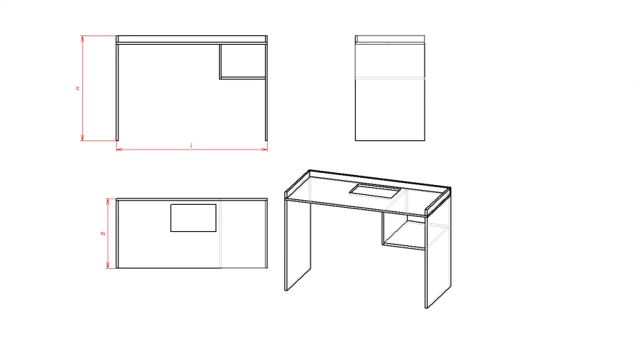 Knitting Machine Table for Series 2.603