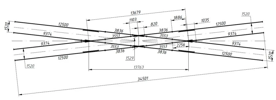 Silent Intersection Type R50 Model 2/9 Project 2892.00.000