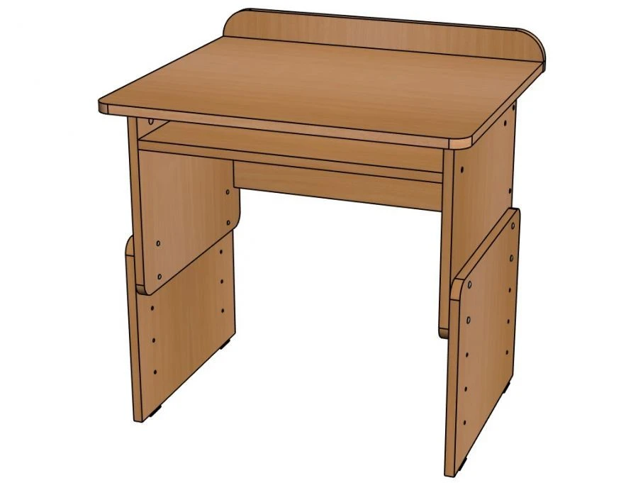 Children's Single Desk with Shelf - Model SD14