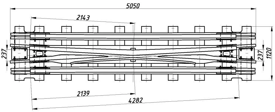 Crosspiece Type R65 Mark 1/9 Project 2843.15.000