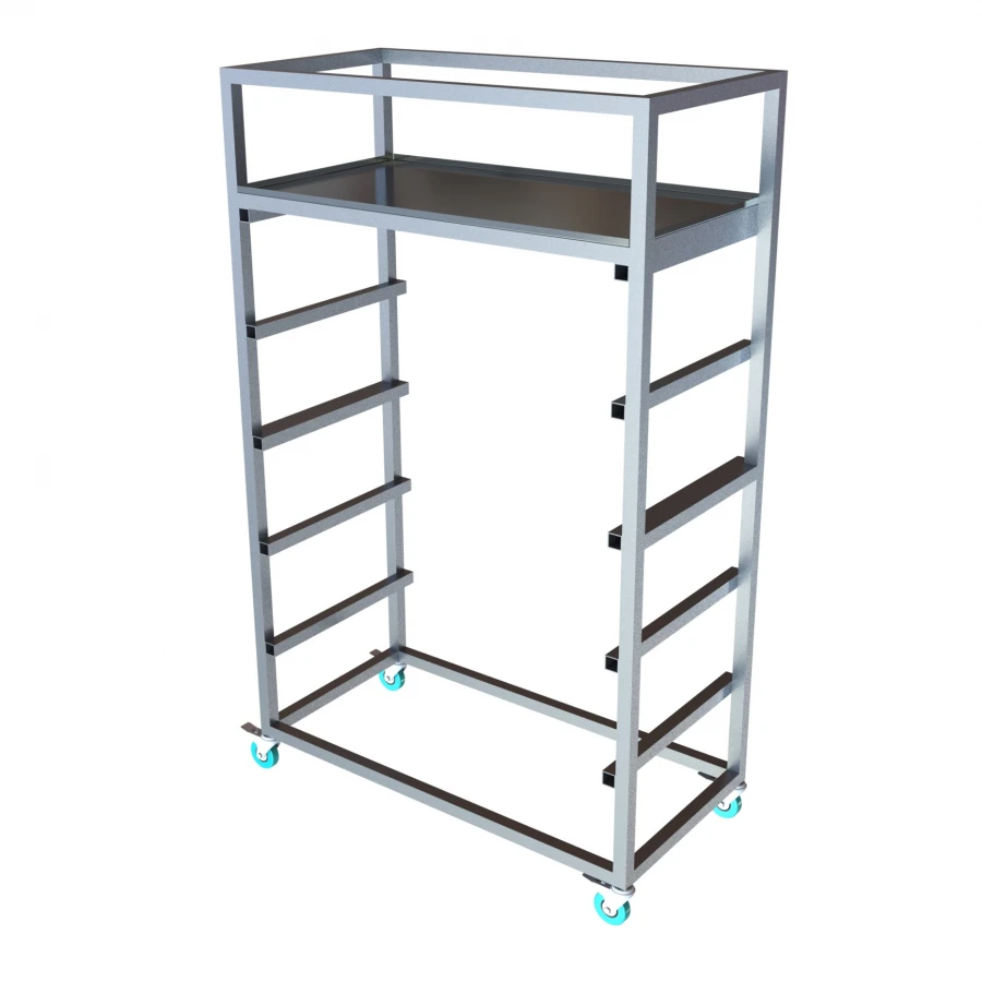 Mobile Aluminum Storage Rack