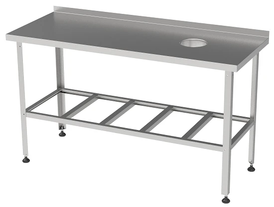 Waste Collection Production Table with Left Opening SPСO-L-1-0.6/1.2