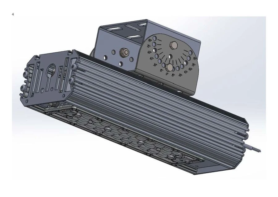 Industrial Design LED Light "MTM IoT" Series CUBE 60 One Module Mounting CUBE 59W, 9450 Lm, 160 Lm/W