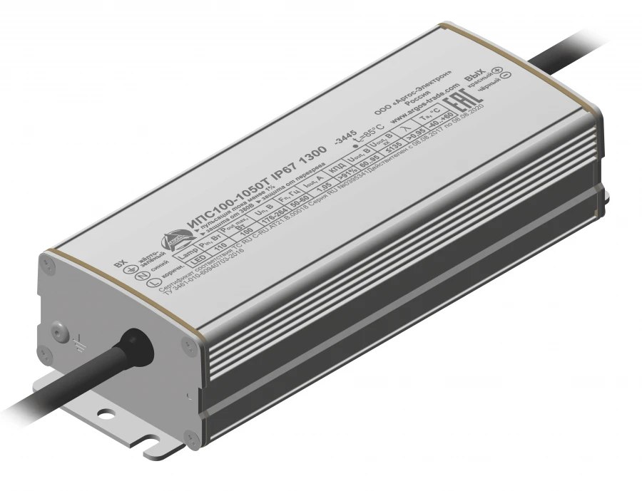 Waterproof Power Supply for LED, IPS100-1050T IP67 1300