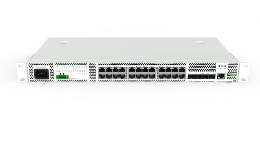 Managed Ethernet Switch with Packet Switching and Routing SNR-S5210G-24TX-UPS-R