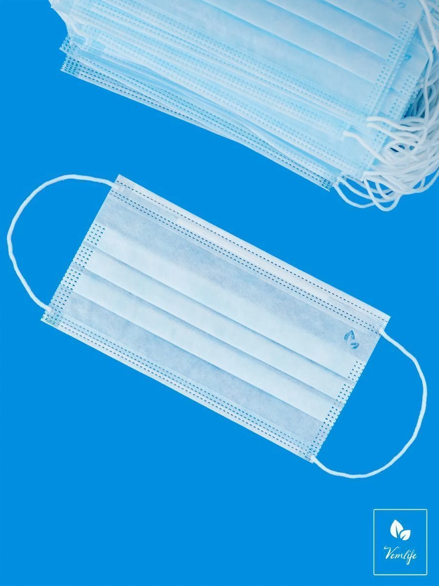 Three-Layer Disposable Medical Masks VEMLIFE Type 1