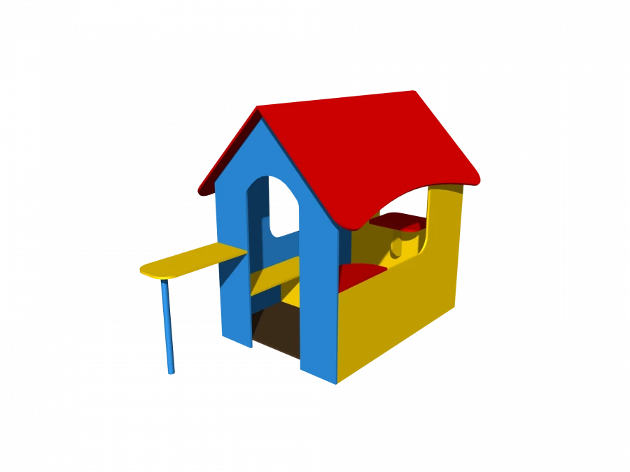 Thematic Playhouse "Domik" for Parks and Public Spaces - Romana 111.16.00