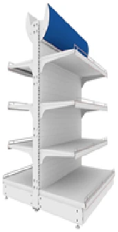 Island shelving unit 1550x1000x1000, model "OOO SPEKTR