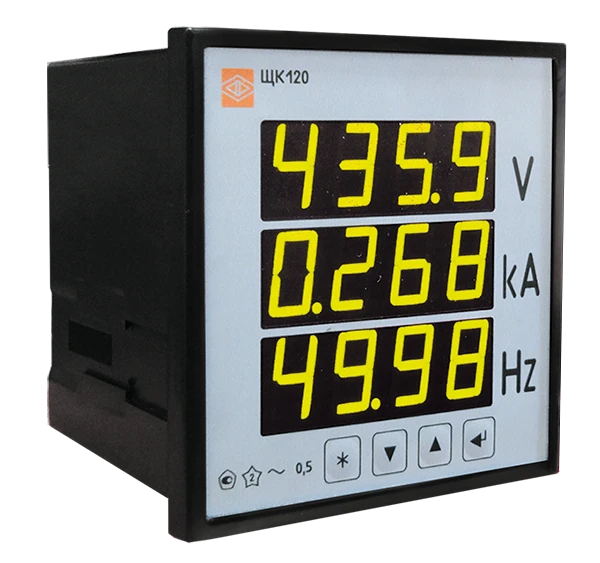 Digital Panel Meter for Measuring AC Current, Voltage, and Frequency - Model SK120