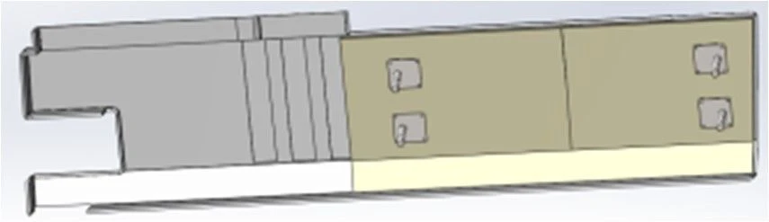 Right Lower Panel S.31Р-10.10.140-001 for Tram Cars