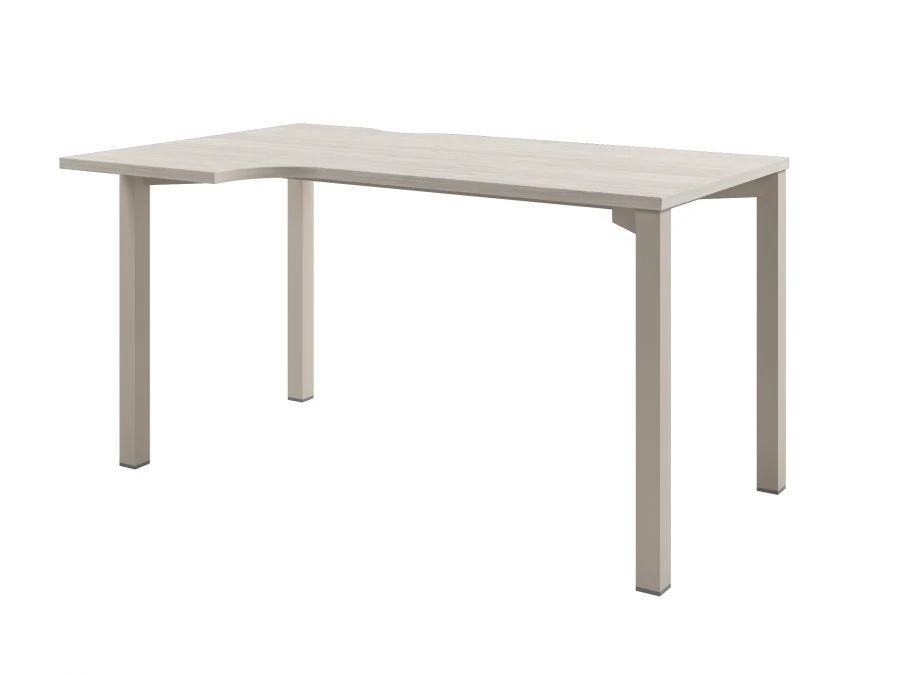 Ergonomic Writing Desk with Metal Frame