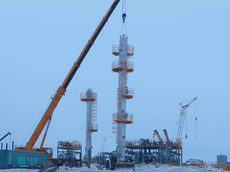 Technological Column for Condensate Stabilization - Model: Column Stabilization Unit