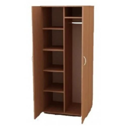 Combined Wardrobe with Adjustable Feet and Shelves