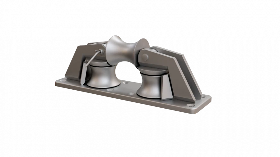 Deck Tensioning Bracket for Secure Rope and Cable Attachment
