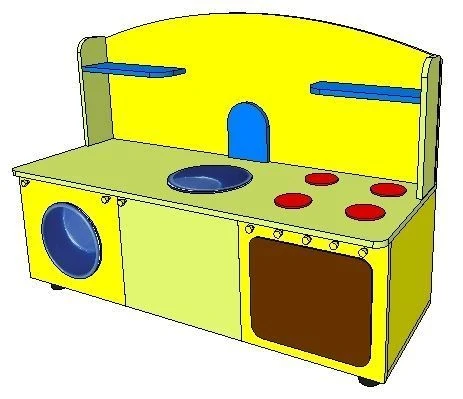 Straight Kitchen Table "Кухня прямая" FN.MDU.01.36.00.00.00