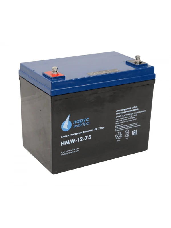High-Performance AGM Lead-Acid Battery HMW-12-75