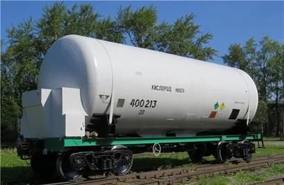 Argon, Oxygen, Nitrogen Tank Car for Transportation - Model 15-558C-04
