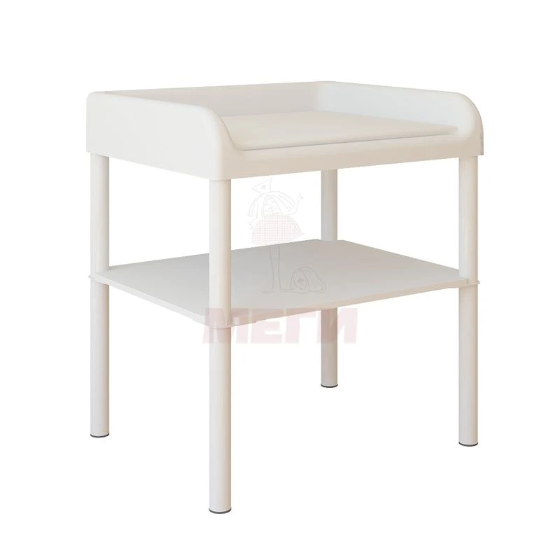 Folding Changing Table with Plastic Sides and Shelf for Newborns - MST-3510