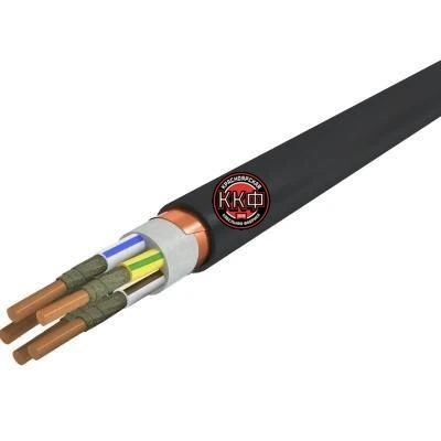 Fire-Resistant Power Cable with Low Smoke Emission 5x1mm²